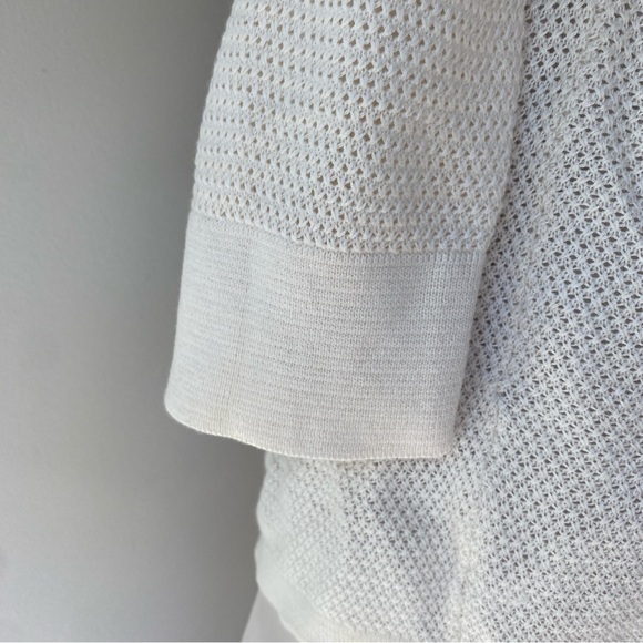 Wilfred Free Silk Cashmere Blend Waffle Knit Open Front Cardigan - XS - Picture 11 of 14